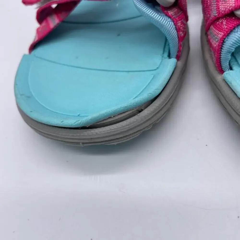 Northside Girl's Bayview Sandals Aqua Pink‎ Size 5